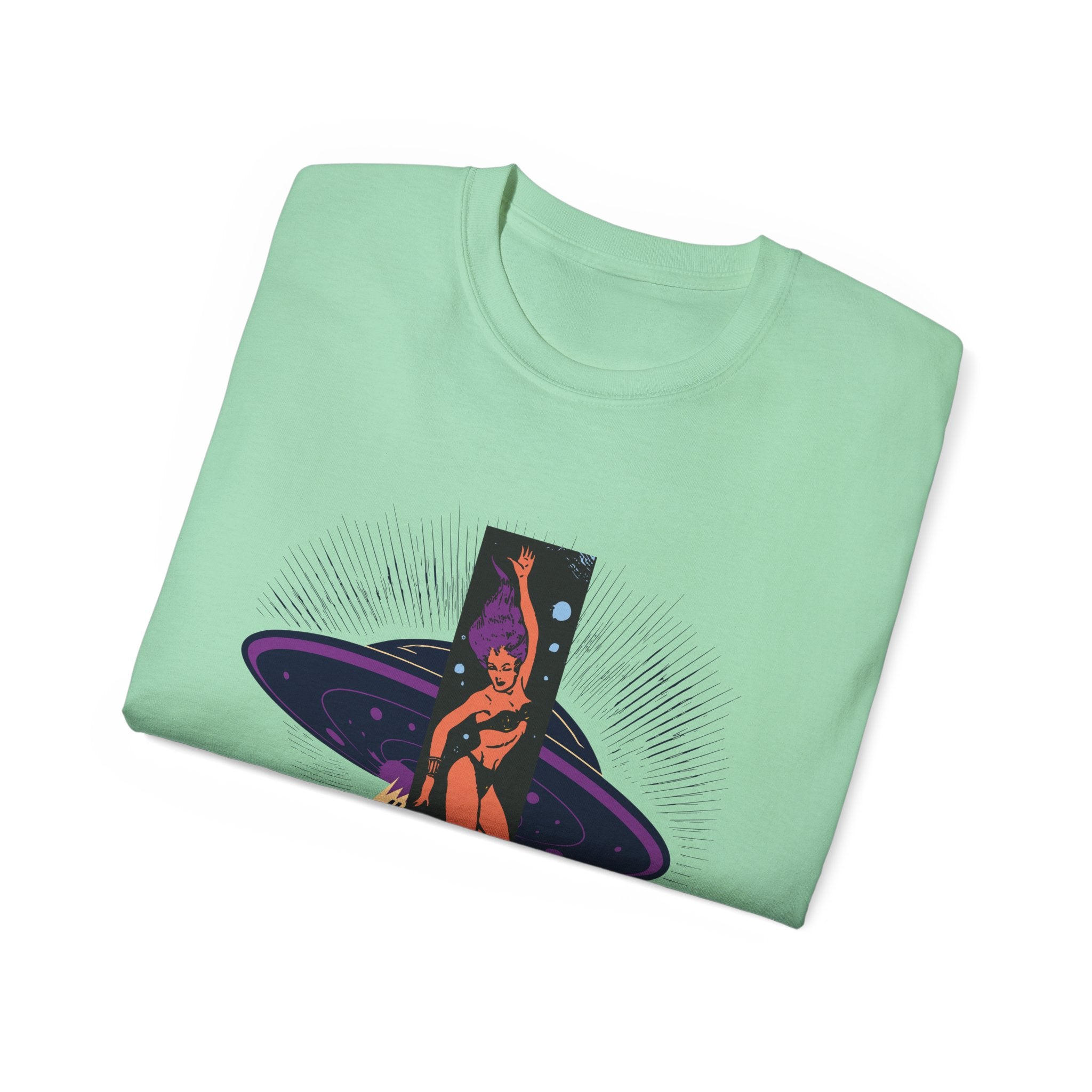 Space Warrior - Unisex Cotton Tee (Front) - Damned Threads